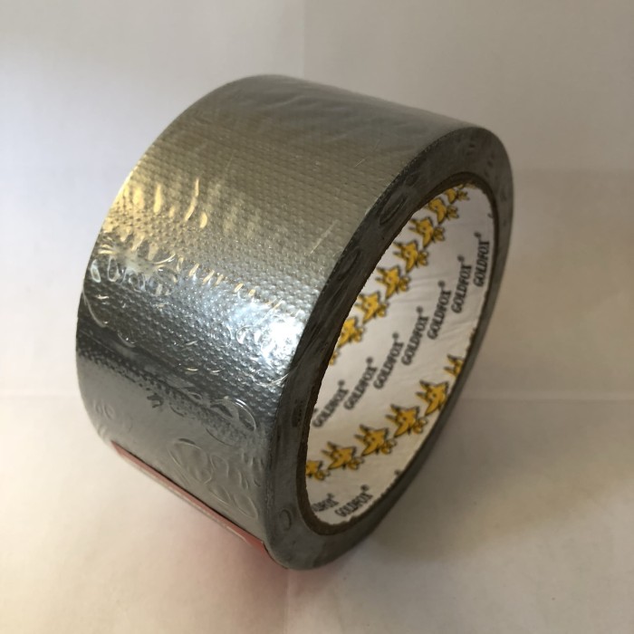 Foto Produk cloth tape lakban linen SILVER 48mm x 11m GoldFox dari Toko LuShan