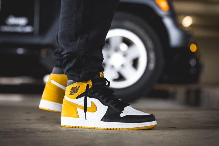 nike air jordan 1 yellow ochre