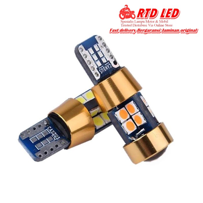 Foto Produk Lampu senja Led T10 Extreme Bright Bahan Metal Premium Quality - Biru dari RTD LED