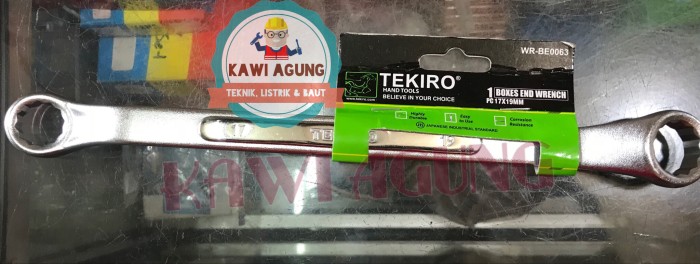 Jual Kunci Ring Tekiro 17 x 19 mm Original / Asli Japan Chrome Vanadium - Kawi Agung | Tokopedia