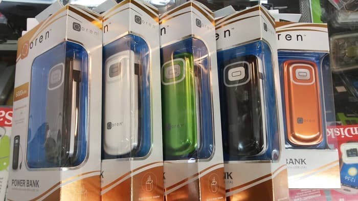 POWER BANK OREN 6000MAH ORI BATERAI SAMSUNG 100 %