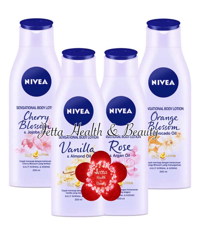 Jual NEW Nivea Oil in Lotion Vanilla and Almond Oil Body Lotion 200ml