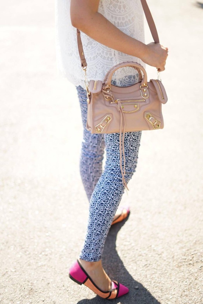 balenciaga city rose