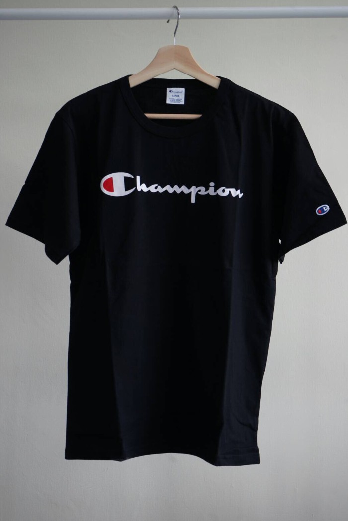 black champion tee