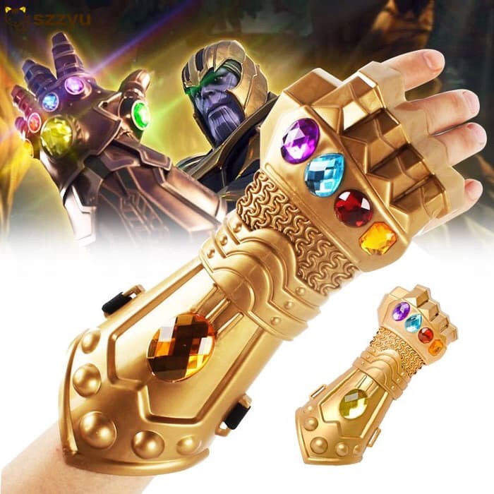 Thanos Maske Helme Handschuhe Cosplay Kostüme Avengers Comic-Film Kinde Toy Prop