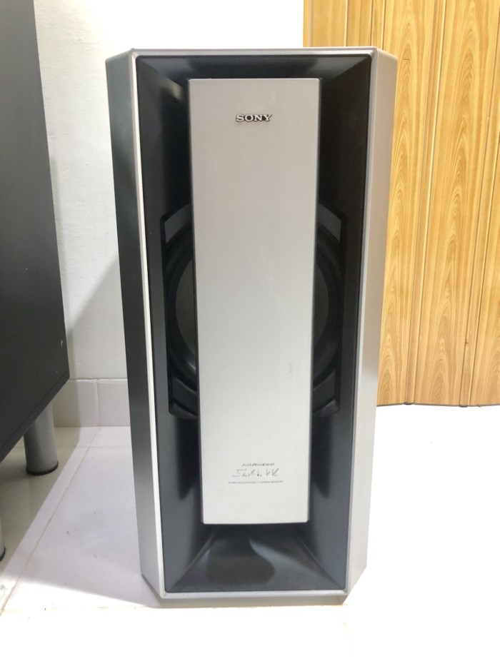 sony speaker system rated impedance