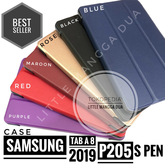 Jual Flip Cover Samsung Tab A8 2019 S-pen leather good