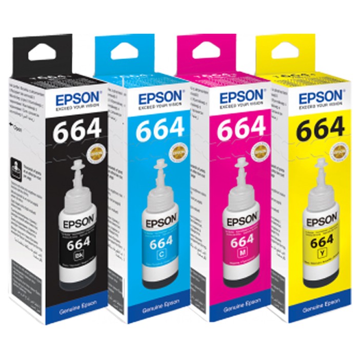 Foto Produk Tinta EPSON Original 664 BLACK dari Gatra Komputer
