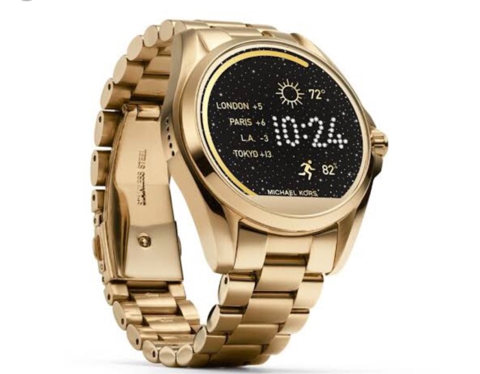 mk gold smart watch
