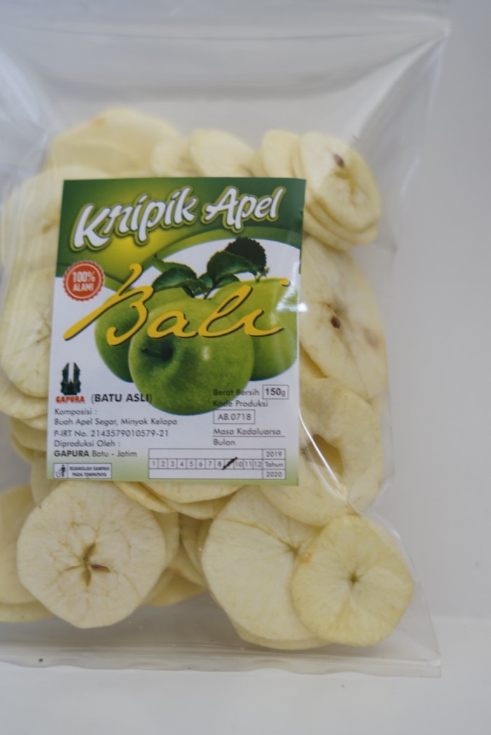 Jual Kripik apel BALI batu asli 150 gr - Kota Batu - kebun