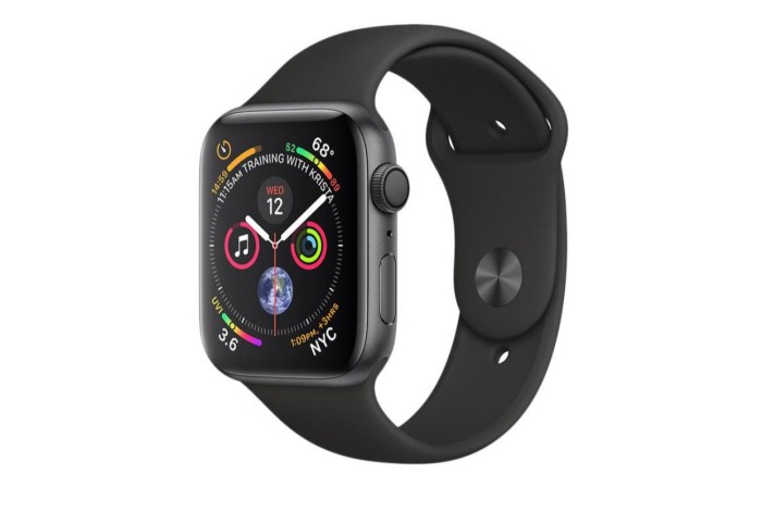 apple watch space grey black band