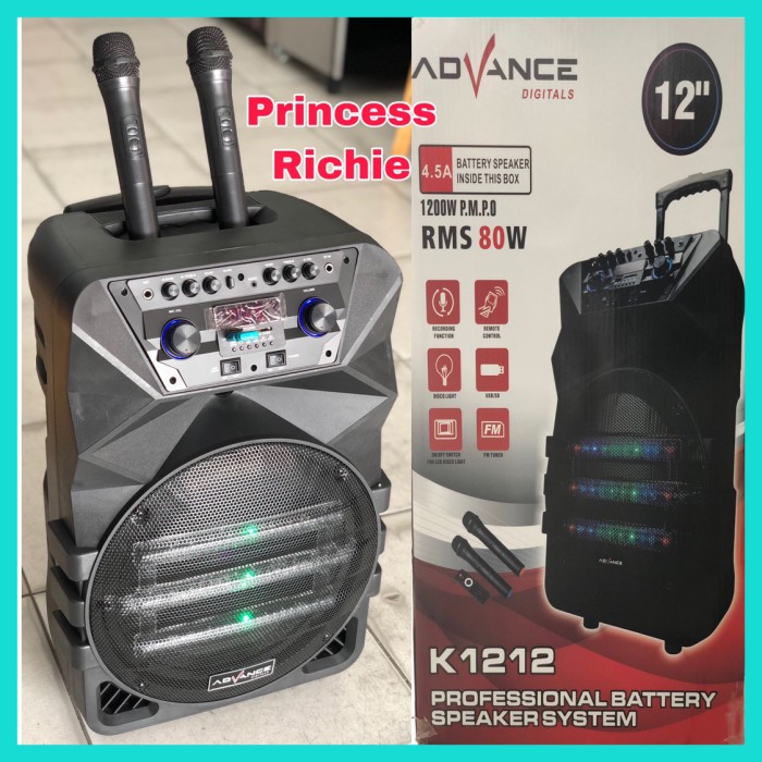 speaker portable advance 12 inch