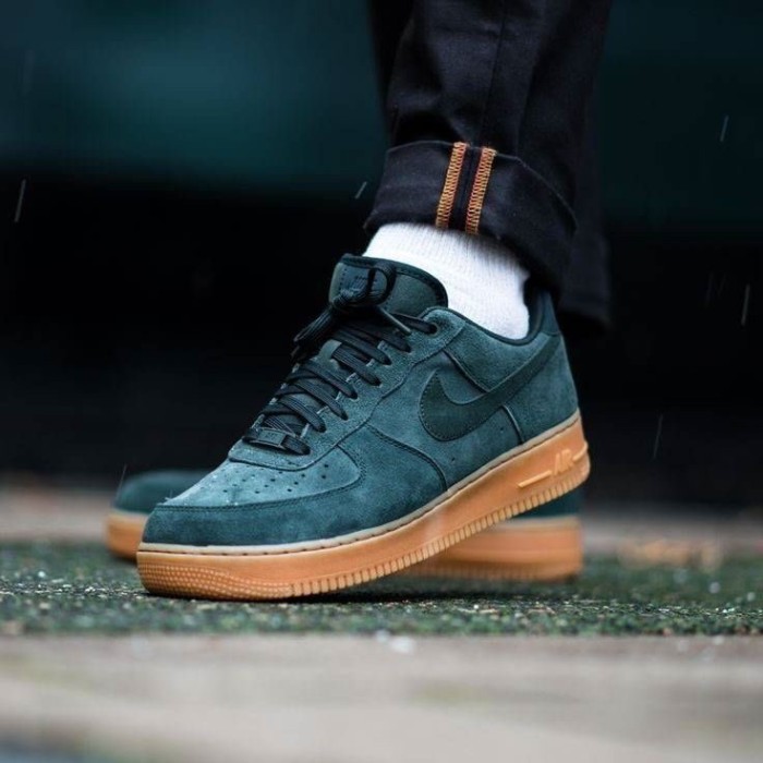 nike air force green suede