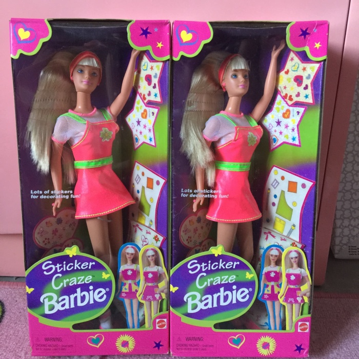 sticker craze barbie