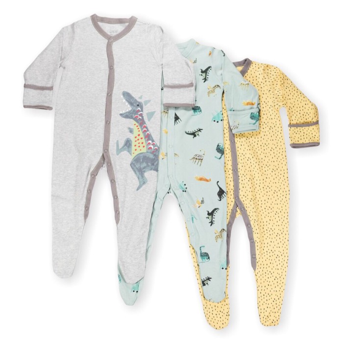 Mamas /& Papas Baby Boys Dinosaur Mock Romper