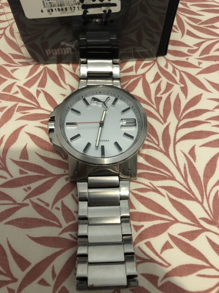 puma stainless steel 805 watch