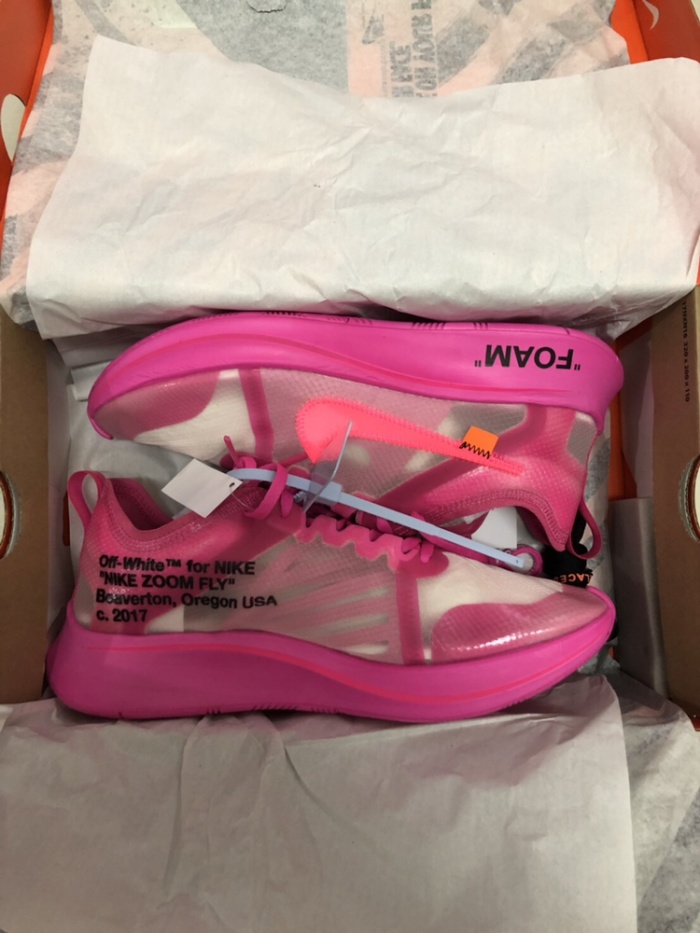 off white x nike pink