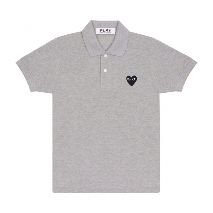 polo shirt with heart logo