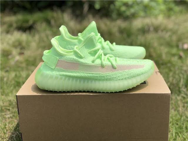 yeezy green glow in the dark