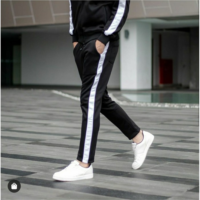 adidas pants and nike shoes