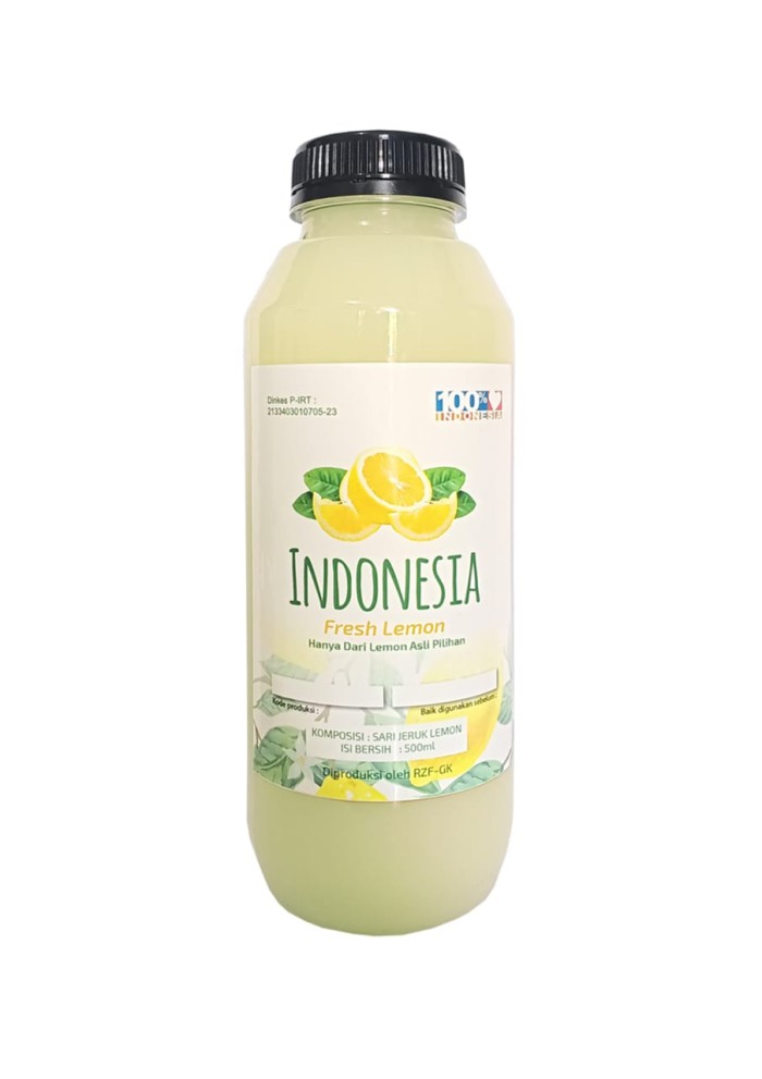 Foto Produk Indonesia Fresh Sari Lemon (500ml) dari alamudhy Properti