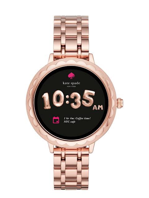 blush leather scallop smartwatch 2