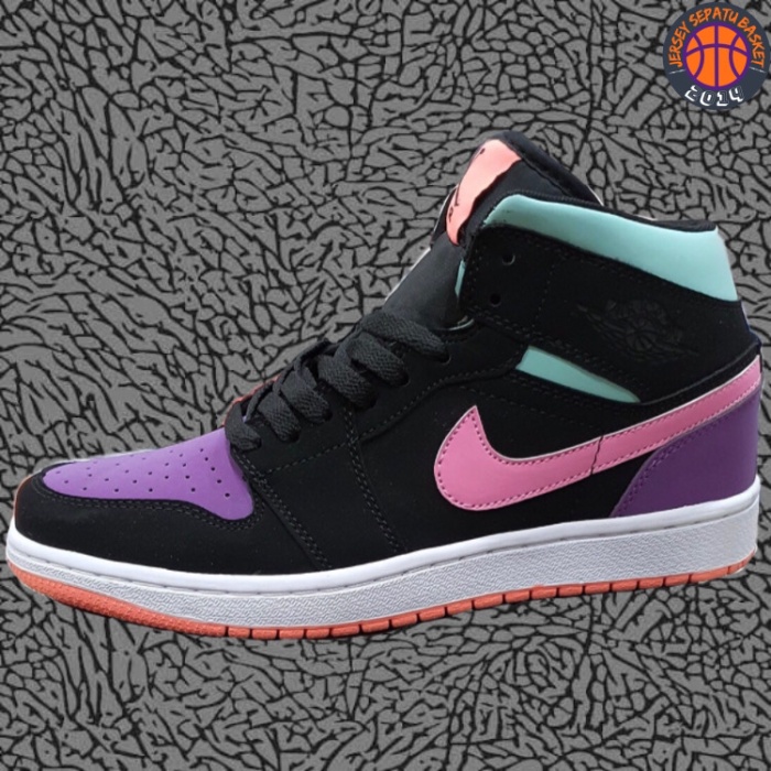 black pink air jordan 1