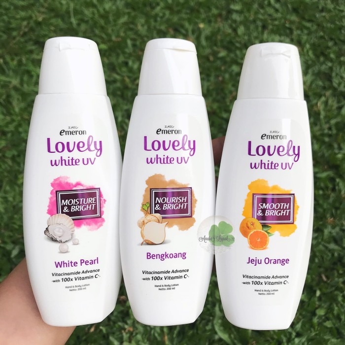 Jual Emeron Lovely White UV Hand n Body Lotion 200 ml Jakarta Barat