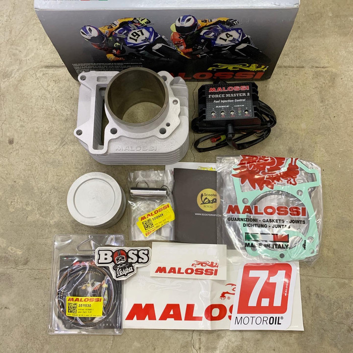 Jual Bore Up Kit Malossi 178cc Vespa 2V S LX Jakarta Barat Boss