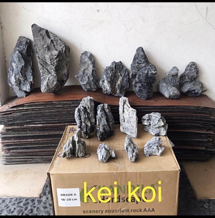Jual BATU SEIRYU HITAM IMPORT 1 KG - Kota Bekasi - kei koi
