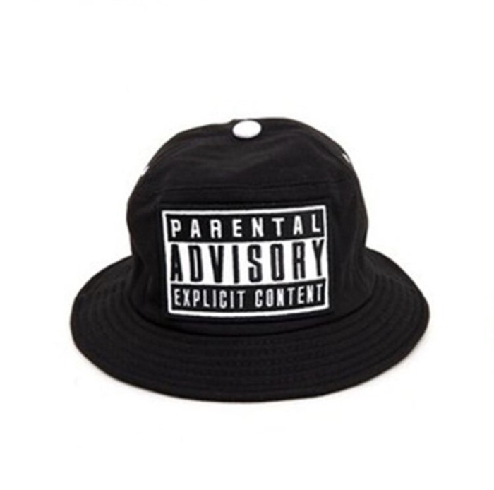 parental advisory bucket hat