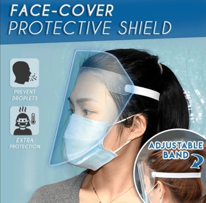 Jual READY STOCK pelindung wajah Face shield / face