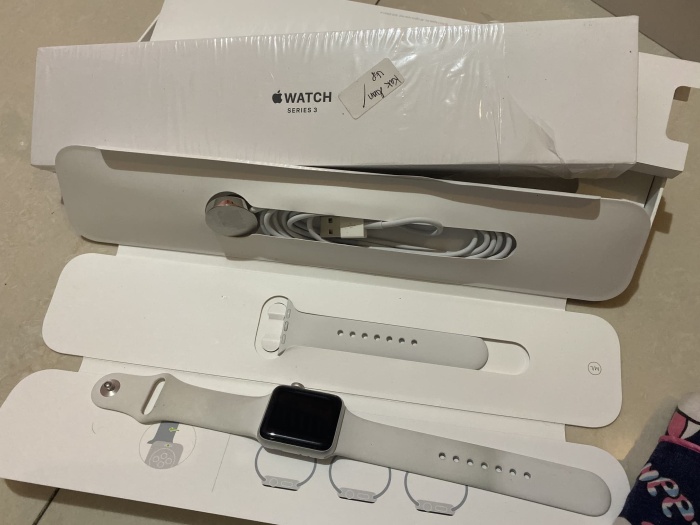 Foto Produk Apple watch 3 38mm lengkap sehat full ori dari vivi cellular