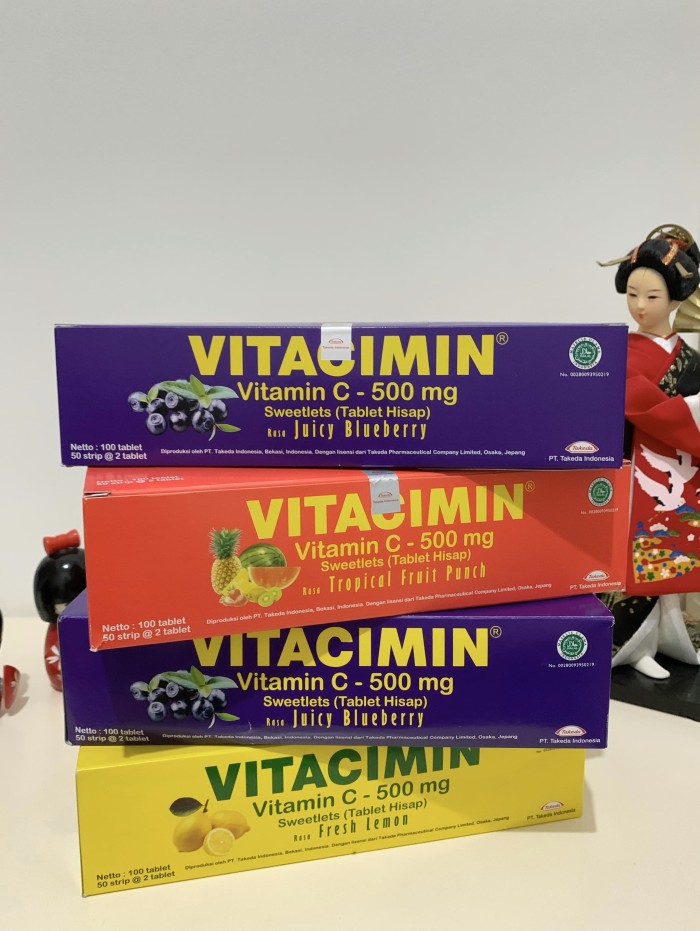 Jual Vitacimin C - 500mg 1 Box isi 100 tablet - Jakarta