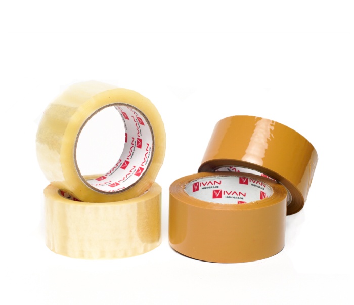 Foto Produk Lakban Bening Coklat 2Inc x 72Yrd - bening dari Raja Tape