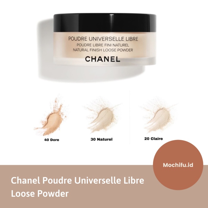 Jual Chanel loose powder full size translucent bedak tabur