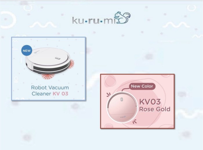 Jual Kurumi Robot Vacuum Cleaner KV03 Jakarta Barat