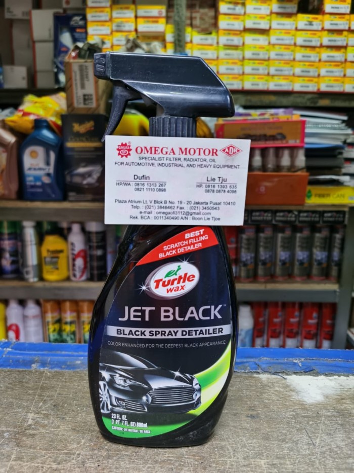 Jual Turtle Wax Jet Black (Black spray Detailer) 680ml Jakarta Pusat omega dufin Tokopedia