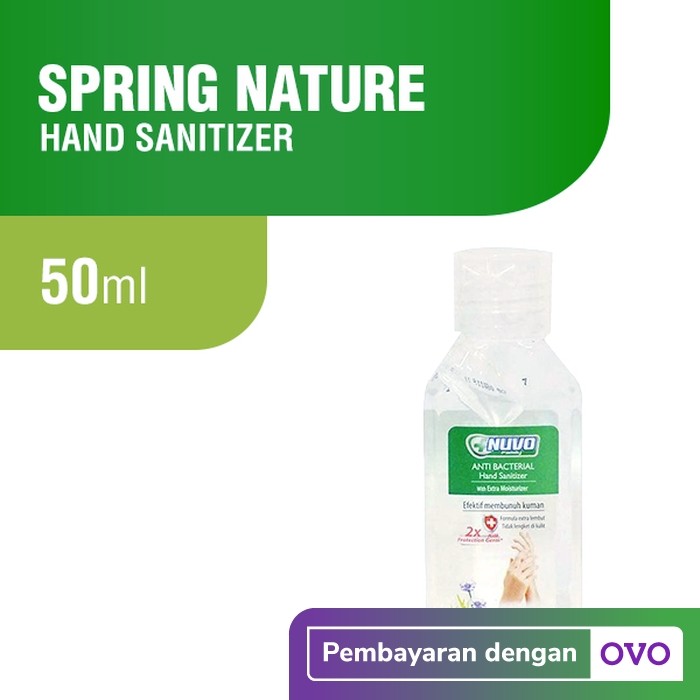 Foto Produk Nuvo Hand Sanitizer Bottle Kemasan Kecil - Spring Nature dari Wings Official Store