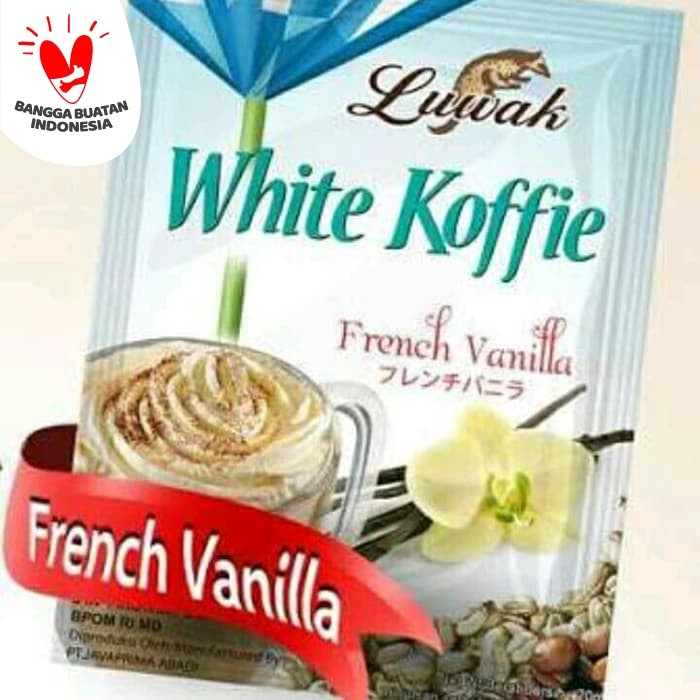 Foto Produk Kopi LUWAK White Koffie French Vanilla Kopi Luwak French Vanilla dari 3F Retail