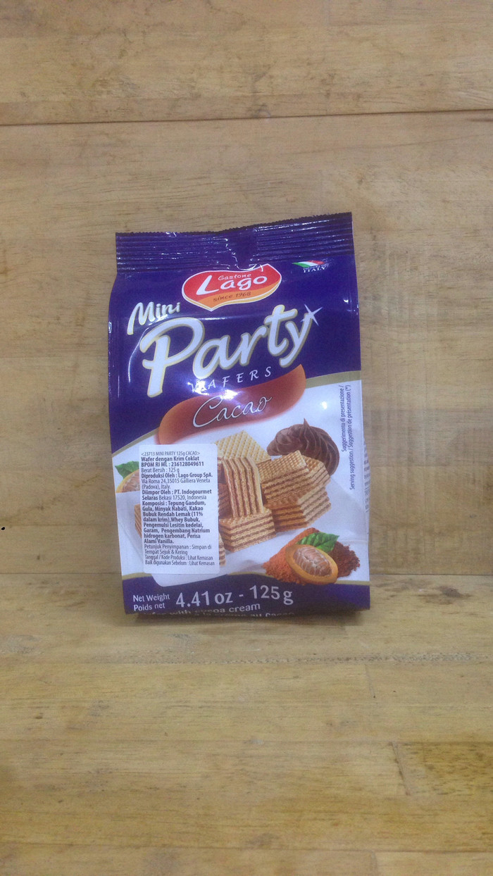 Jual Wafer Lago Mini Party Cocoa 125 Gr Jakarta Utara Haryanto Tokopedia