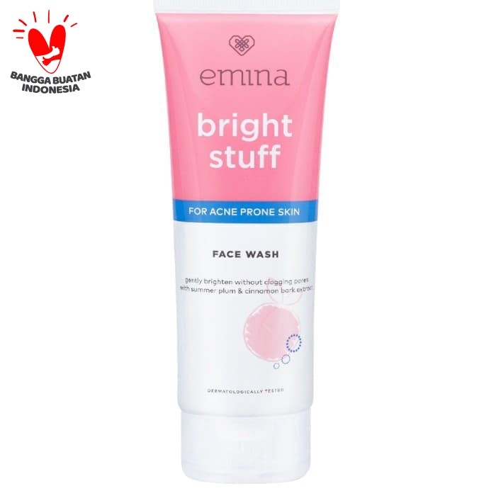 Jual Emina Bright Stuff For Acne Prone Skin Face Wash 100ml Jakarta