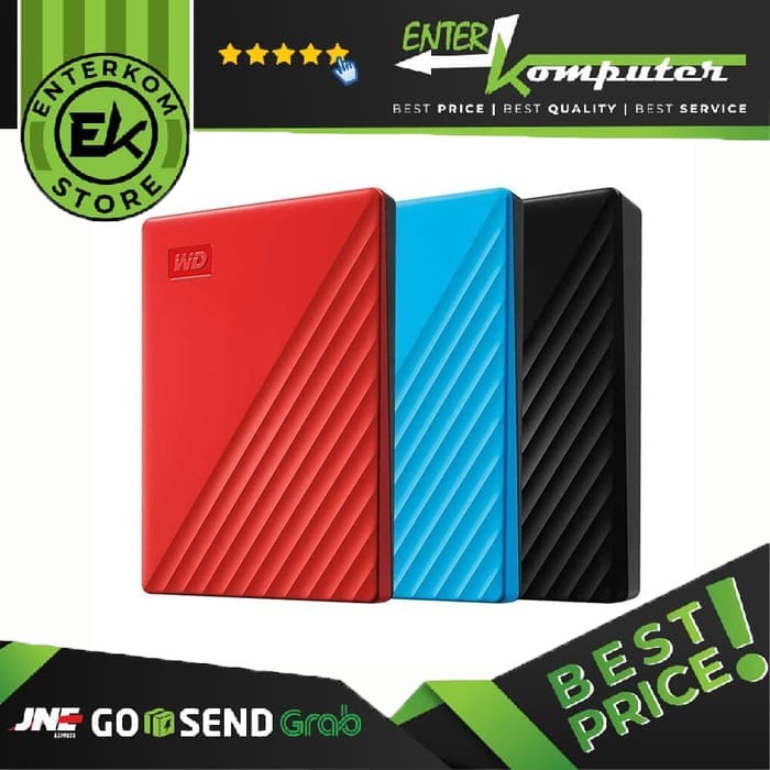 Foto Produk WD My Passport - New Model 5TB USB 3.2 dari Enter Komputer Official