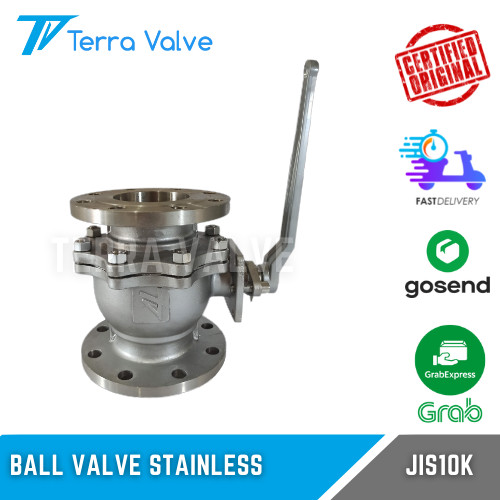 Ball Valve TERRA Stainless Ss304 JIS10K 5 Inch