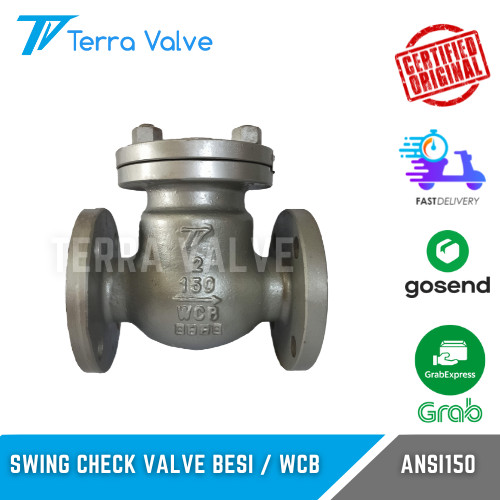 Swing Check Valve TERRA Besi / WCB ANSI150 2 1/2 Inch