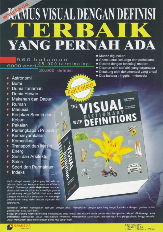 Definisi Kebun Dapur Desainrumahid Jual Kamus Visual Dengan Definisi Gramedia Direct Tokopedia