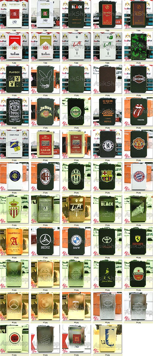 Jual Kotak Rokok + Korek Api Bara Untuk Rokok Panjang