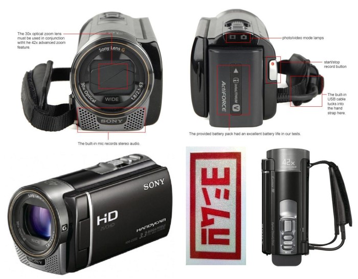 Jual Sony Handycam HDRCX160 Full HD 16GB Flash Memory Camcorder With