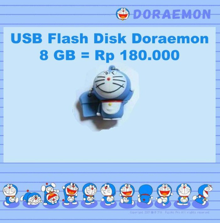 jual flash disk doraemon 8gb jualandiinternet jual flash disk doraemon 8gb jualandiinternet