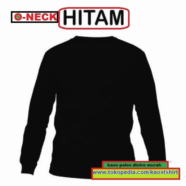 Zos Kaos Polos Panjang O Hitam .